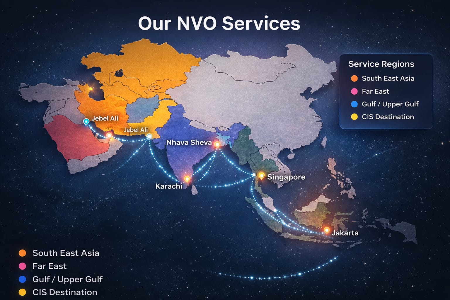 Our NVO Service Locations